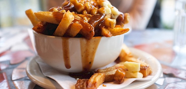 Bowl of Canadian Poutine