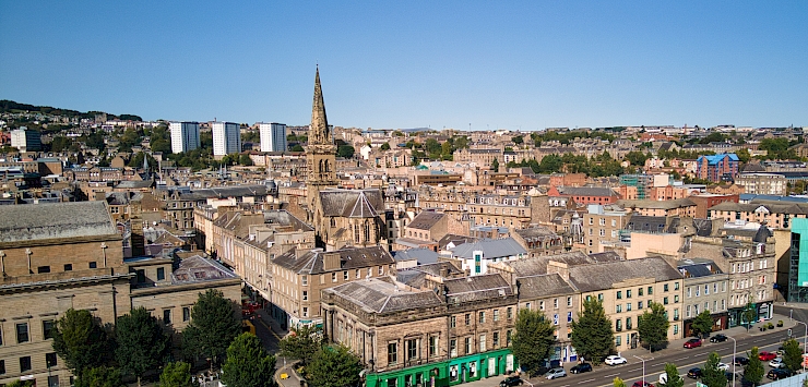 View of Dundee city centre